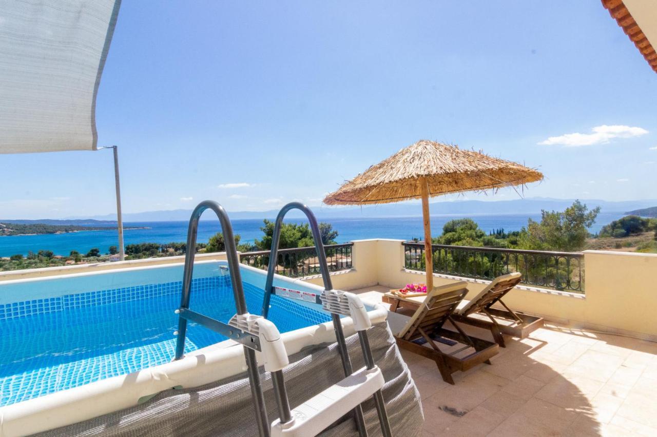 House With Amazing Ocean View And Patio - Pool Βίλα Πόρτο Χέλι Εξωτερικό φωτογραφία